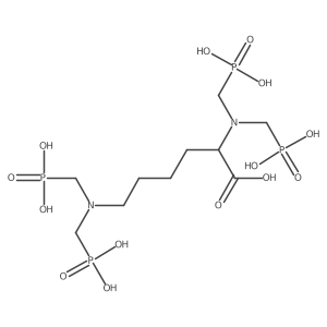 N2,N2,N6,N6-Tetrakis(phosphonomethyl)lysine Structure