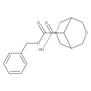 7-[(Benzyloxy)carbonyl]-3-oxa-7-azabicyclo[3.3.1]nonane-9-carboxylic acid Structure