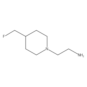 2-(4-(Fluoromethyl)piperidin-1-yl)ethan-1-amine Structure