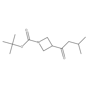 Tert-butyl 3-(3-methylbutanoyl)azetidine-1-carboxylate Structure