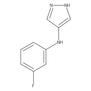 N-(3-Fluorophenyl)-1H-pyrazol-4-amine Structure
