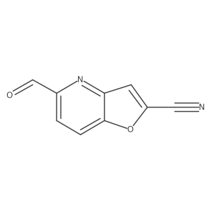 5-Formylfuro[3,2-b]pyridine-2-carbonitrile Structure