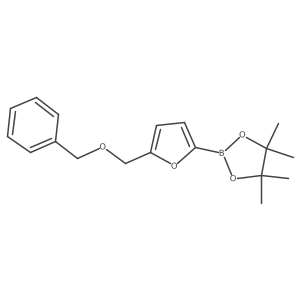 5-(Benzyloxymethyl)furan-2-boronic acid pinacol ester Structure