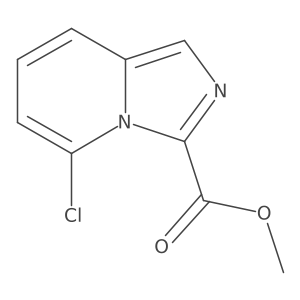 Methyl 5-Chloroimidazo[1,5-a]pyridine-3-carboxylate结构式