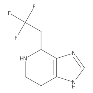 4-(2,2,2-trifluoroethyl)-3H,4H,5H,6H,7H-imidazo[4,5-c]pyridine Structure