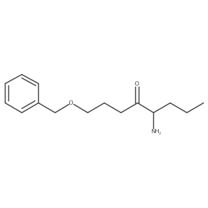 (5S)-5-amino-1-(benzyloxy)octan-4-one结构式