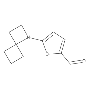 5-{1-Azaspiro[3.3]heptan-1-yl}furan-2-carbaldehyde结构式