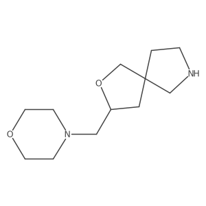 3-[(Morpholin-4-yl)methyl]-2-oxa-7-azaspiro[4.4]nonane Structure