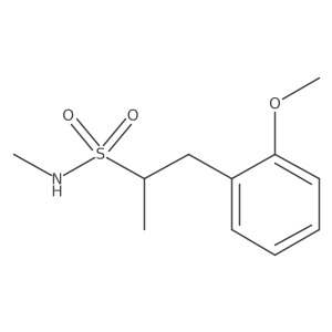 1-(2-methoxyphenyl)-N-methylpropane-2-sulfonamide Structure