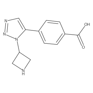 4-[1-(azetidin-3-yl)-1H-1,2,3-triazol-5-yl]benzoic acid Structure