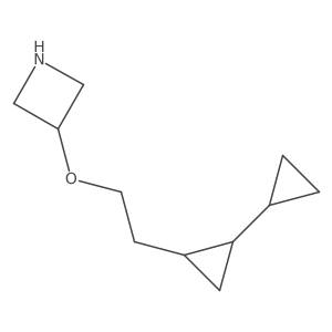 3-[2-(2-Cyclopropylcyclopropyl)ethoxy]azetidine结构式