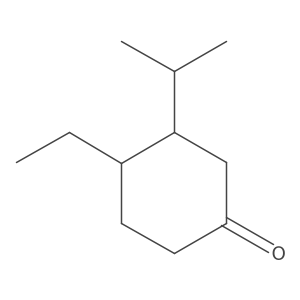 4-Ethyl-3-(propan-2-yl)cyclohexan-1-one Structure