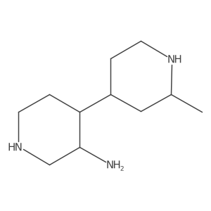 4-(2-Methylpiperidin-4-yl)piperidin-3-amine Structure