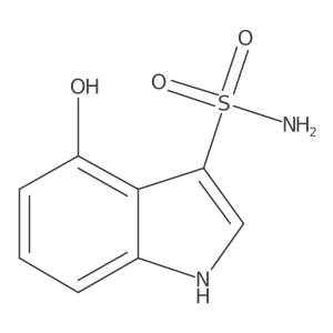 4-hydroxy-1H-indole-3-sulfonamide Structure