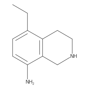 5-Ethyl-1,2,3,4-tetrahydroisoquinolin-8-amine Structure