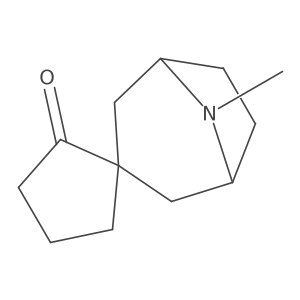 8-Methyl-8-azaspiro[bicyclo[3.2.1]octane-3,1'-cyclopentane]-2'-one Structure