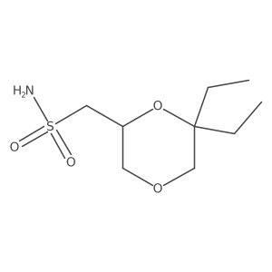 (6,6-Diethyl-1,4-dioxan-2-yl)methanesulfonamide Structure