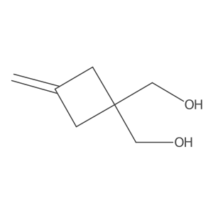 [1-(Hydroxymethyl)-3-methylidenecyclobutyl]methanol Structure