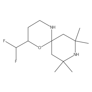 2-(Difluoromethyl)-8,8,10,10-tetramethyl-1-oxa-5,9-diazaspiro[5.5]undecane Structure