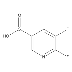 5,6-Difluoropyridine-3-sulfinic acid结构式