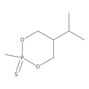 2-Methyl-5-(propan-2-yl)-1,3,2lambda5-dioxaphosphinane-2-thione结构式