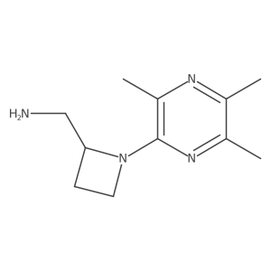 [1-(Trimethylpyrazin-2-yl)azetidin-2-yl]methanamine Structure