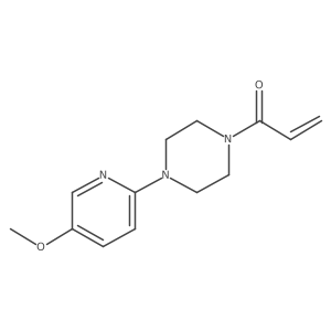 1-[4-(5-Methoxypyridin-2-yl)piperazin-1-yl]prop-2-en-1-one结构式