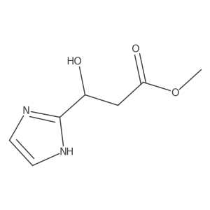 methyl (3S)-3-hydroxy-3-(1H-imidazol-2-yl)propanoate Structure