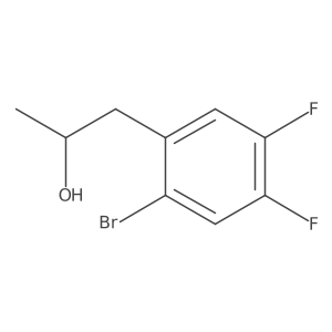 (2S)-1-(2-bromo-4,5-difluorophenyl)propan-2-ol Structure