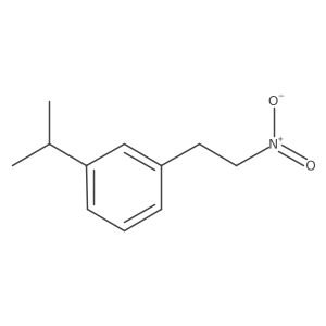 1-(2-Nitroethyl)-3-(propan-2-yl)benzene Structure