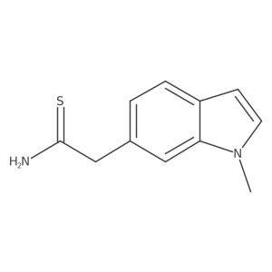 2-(1-methyl-1H-indol-6-yl)ethanethioamide Structure