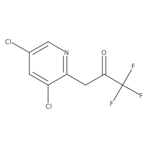 3-(3,5-Dichloropyridin-2-yl)-1,1,1-trifluoropropan-2-one结构式