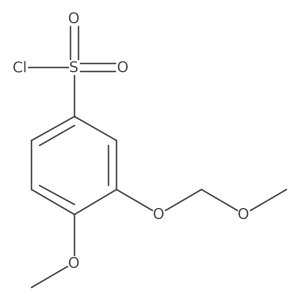 4-Methoxy-3-(methoxymethoxy)benzenesulfonyl chloride Structure