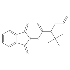 1,3-dioxo-2,3-dihydro-1H-isoindol-2-yl 2-tert-butylpent-4-enoate结构式