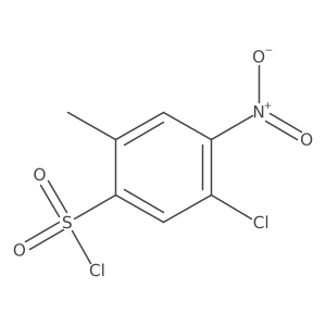 5-Chloro-2-methyl-4-nitrobenzene-1-sulfonyl chloride Structure
