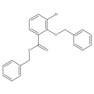 Benzyl 2-(benzyloxy)-3-bromobenzoate Structure