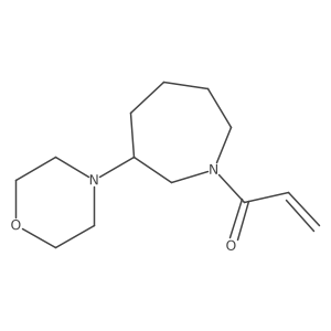 1-[(3S)-3-(morpholin-4-yl)azepan-1-yl]prop-2-en-1-one Structure