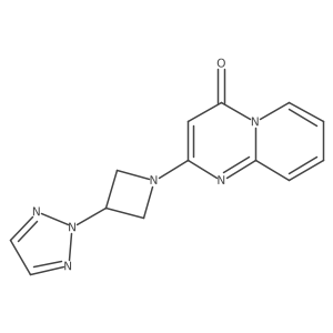 2-[3-(2H-1,2,3-triazol-2-yl)azetidin-1-yl]-4H-pyrido[1,2-a]pyrimidin-4-one Structure