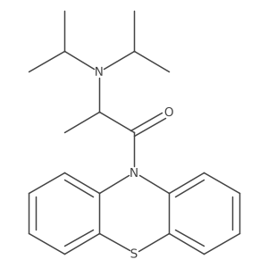 2-[Bis(1-methylethyl)amino]-1-(10H-phenothiazin-10-yl)-1-propanone结构式