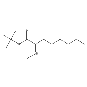 Tert-butyl 2-(methylamino)octanoate结构式