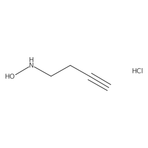 N-(but-3-yn-1-yl)hydroxylamine hydrochloride结构式