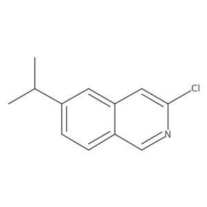 3-Chloro-6-isopropylisoquinoline结构式