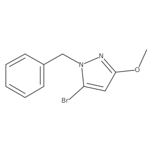1-Benzyl-5-bromo-3-methoxy-1H-pyrazole Structure