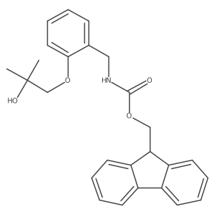 (9H-fluoren-9-yl)methyl N-{[2-(2-hydroxy-2-methylpropoxy)phenyl]methyl}carbamate Structure