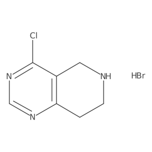 4-chloro-5H,6H,7H,8H-pyrido[4,3-d]pyrimidinehydrobromide Structure