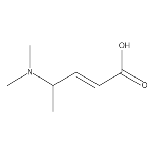 (R,E)-4-(Dimethylamino)pent-2-enoic acid结构式