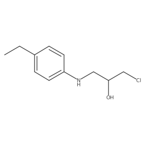 1-Chloro-3-[(4-ethylphenyl)amino]-2-propanol结构式