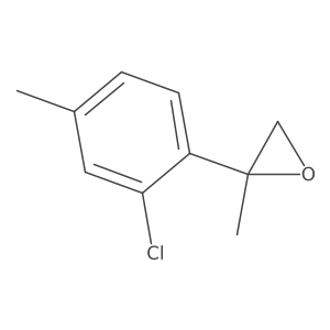 2-(2-Chloro-4-methylphenyl)-2-methyloxirane Structure