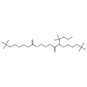 7,7-Dimethyloctanoylperoxy 7,7-dimethyl-2-(2-methylpentan-2-yl)octaneperoxoate结构式
