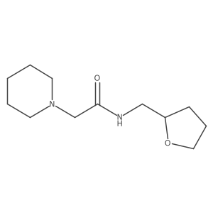 N-(Oxolan-2-ylmethyl)-2-(piperidin-1-YL)acetamide Structure